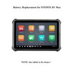 Battery Replacement for OTOFIX D1 MAX Scan Tool