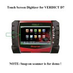 Touch Screen Digitizer Replacement for Snap-on VERDICT D7